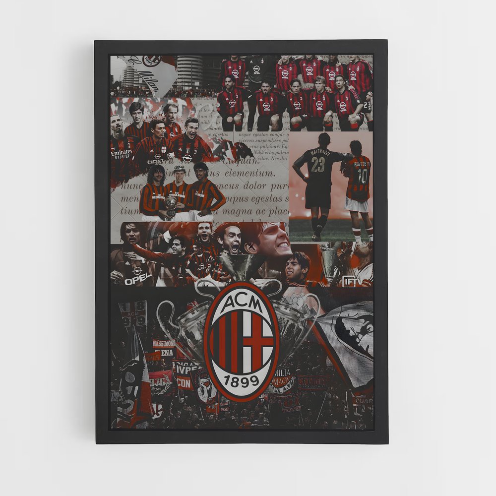Poster L'Esprit de l'AC Milan (vue 2)